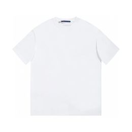 xinxinbuy Hombres diseñador camiseta 23ss Toalla tela jacquard letra manga corta algodón mujeres Negro Blanco azul rojo XS-2XL