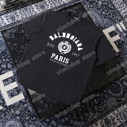 xinxinbuy Hommes designer Tee t-shirt Paris Ear Wheat Crown imprimé manches courtes coton femmes rouge blanc noir S-2XL