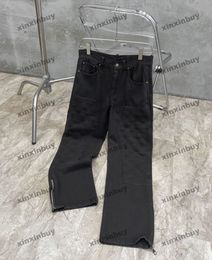 xinxinbuy hommes femmes designer pantalon de pelle de pelle