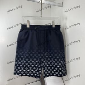 Xinxinbuy Mannen vrouwen designer Shorts broek Gradiënt Brief strandbroek Afdrukken Lente zomer bruin wit zwart grijs M-3XL