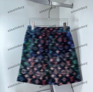 xinxinbuy Heren dames designer Shorts broek Kleurrijke strandbroek Afdrukken Lente zomer bruin wit zwart grijs M-3XL