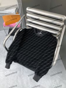 xinxinbuy Heren dames designer Sweatshirt Roma Dubbele letter jacquard groen grijs blauw zwart wit geel S-XL