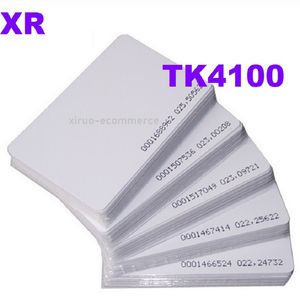 Xiruoer 100pcs 125Khz TK4100 Blank ID Card RFID Access Control Cards Parking RFID Card Smart ID Cards Proximity Card With unique ID Printing