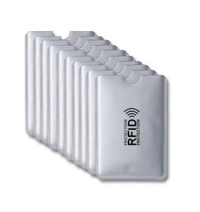 Xiruoer Anti Rfid Bank Card Holder Metal NFC Blocking Reader Lock ID Tarjeta de crédito Bolsa Hombres Mujeres Laser Aluminio Card Case Protect Rfid Sleeves