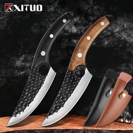 XITUO Keuken Chef LNIFE High Carbon Rvs Handgemaakte Scherpe Uitbenen LNIFE Vissen LNIFE Cutter Slager Knives322H