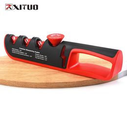 XITUO-afilador de cuchillos 4 en 1, piedra de afilar rápido, cuchillos ajustables, palo para cuchillos y tijeras de cocina afilados, nuevo 7907719