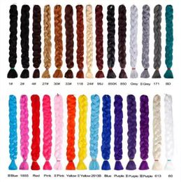 Xiu zhi mei tressage synthétique cheveux entiers pas cher 82inch 165Grams couleurs simples premium ultra tresse kanekalon jumbo traite cheveux ex6779782