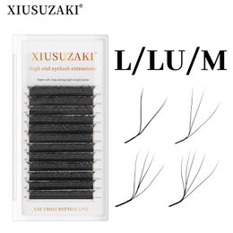 Xiusuzaki llum curl yy 3d 4d 5d w Shape Eyellash à la main tissé léger doux cils naturels de volume prémade des cils de ventilateur 240407