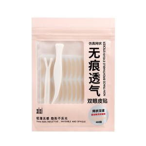 Xixi Dentelle Paupière Autocollant 480 Autocollants Invisible Double Pli Paupière Pâte Transparent Beige Bande Colle Sans Eau Auto-adhésif Naturel Eye Tape Outil De Maquillage E407