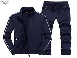 Xiyouniao Track Suite Men 6xl 7xl 8xl Winter herfst Twee stuk kleding Set Brand Casual Tracksuit Sportswear SweatSuit T2007079891987
