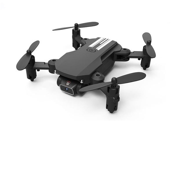 XKJ nouveau Mini Drone 4K 1080P HD caméra WiFi Fpv pression de l'air maintien d'altitude noir et gris pliable quadrirotor RC jouet