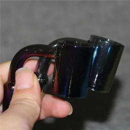 XL Quartz Bangers Flat top Smoking Nails 10 mm 14 mm 18 mm Junta 45 90 grados para Dab Rig Glass Bongs