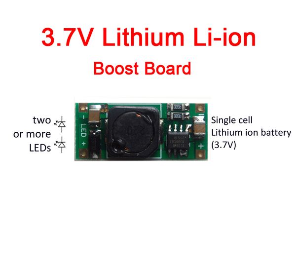 Livraison gratuite XL6003 3.7V Lithium Li-ion 18650 Batterie Stepup Constant Current LED Driver Boost Board