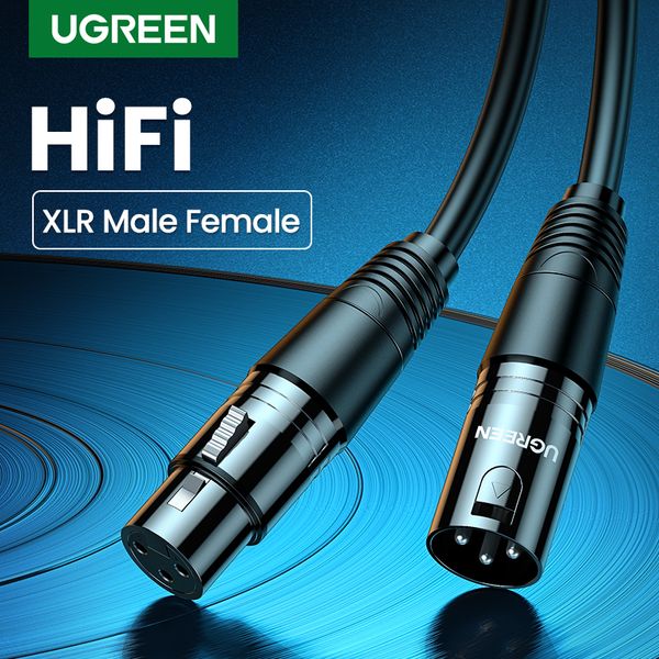 Câble XLR karaoké Microphone canon sonore prise de câble Extension XLR câble Mikrofon pour amplificateurs de mixage Audio cordon XLR