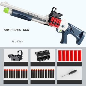 Pistolet jouet à éjection de coquille XM1014, fusil manuel pour enfant, pistolet à balle molle, jouet en plastique Blaster Armas pour garçons en plein air