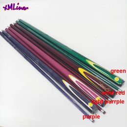 XMLIVET Colorful Carbon Pool Billard Billard Sticks in 9,5 mm Snooker Cues 1/2 Split Billard Accessories 240409