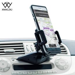 XMXCZKJ Universele autotelefoonhouder DD Slot Stand Mount Mobiele ondersteuning Mobiele telefoon Smartphone-houder in de auto voor Iphone X 8 7S C1231P