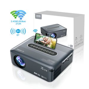 Projecteur XNANO X1 Android 9 OS Amlogic T972 Quad Core 8K 1080P 2.4g/5ghz double Wifi 2T2R BT Led 2 go de RAM 16 go de ROM