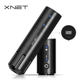 XNET Elite Wireless Tattoo Pen Machine Krachtige Coreless DC Motor Fast Charging 2000MAH Lithium Battery For Artist Body 220609