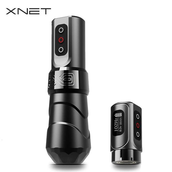 Xnet Flux Max Wireless Hine Rotaty Pen Corneeless Motor 2400mAh Battery Capacité LED Affichage numérique pour tatoueur 240227