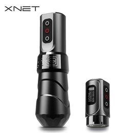 XNET FLUX MAX Draadloze Tattoo Machine Rotaty Pen Coreless Motor 2400mAh Batterijcapaciteit LED Digitaal Display voor Kunstenaar 240327
