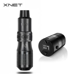 XNET – Kit de stylo de tatouage rotatif professionnel, pistolet silencieux, Machine avec lumière LED, maquillage Permanent, Eyeliner pour le corps, 240123