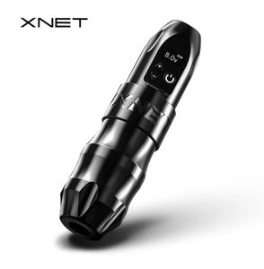 XNET Titan Wireless Tattoo Machine Rotary Battery Pen Sterk Coreless Motor LCD Digitale display voor Artist Body Permanent Makeup 21446340