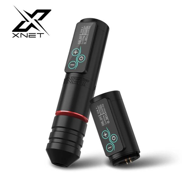 XNET Vane Machine à tatouer sans fil Puissant moteur sans balais avec écran tactile Capacité de la batterie 2400 mAh pour tatoueurs 231229