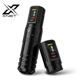 XNET Vipera Professionele draadloze tattoo-machine Verstelbare slag 2,4-4,2 mm OLED-display 2400mAh Batterij voor tattoo-artiesten 240227