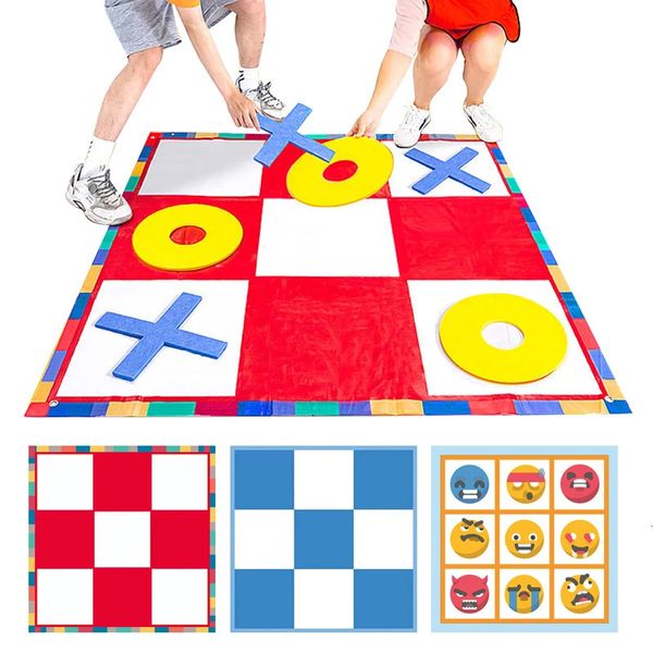 XO Chess Outdoor Indoor Toys Interaction Group Sports Group Team Building Games For Kids Adults Carnival Games Party Favor 240420