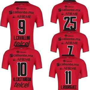 XOLOS DE TIJUANA HOME CHARLY 23-24 Maillot de football de qualité thaïlandaise personnalisé 9 L.CAVALLINI 10 K.CASTANEDA 11 L.RODRIGUEZ 7 A.Martinez 25 A.Canelo sportswear