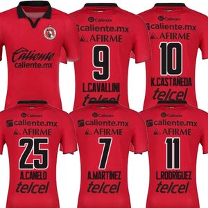 XOLOS DE TIJUANA HOME CHARLY 23-24 Maillot de football de qualité thaïlandais personnalisé 9 L.CAVALLINI 10 K.CASTANEDA 11 L.RODRIGUEZ 7 A.Martinez 25 A.Canelo vente en gros populaire