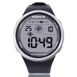 Xonix Mens Sports Watch Auto-calibrer numérique étanche 100m Natation multifonctionnelle Diver en plein air Gift d'anniversaire 240428