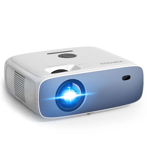 XOPPOX HD 1080P Projecteur extérieur, 420ANSI Portable Home Projector, XOPPOX Portable Mini Projector Native 1080P Movie Projector Compatible