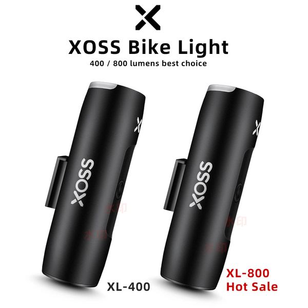 XOSS Luz de bicicleta faro impermeable USB recargable lámpara frontal bicicleta Flash luz 240322