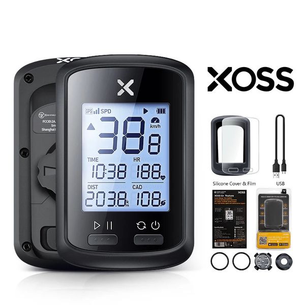 Xoss G Plus Bike GPS Bicycle Computer Wireless Speed Breed Breedproproping cycling GPS Cycle Odomètre 240509