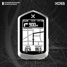 Ordinateur de vélo Xoss Nav Pro plus bicyclette de vitesse sans fil pour le vélo sans fil Navigation Bluetooth Ant Odomètre Cadence 240416