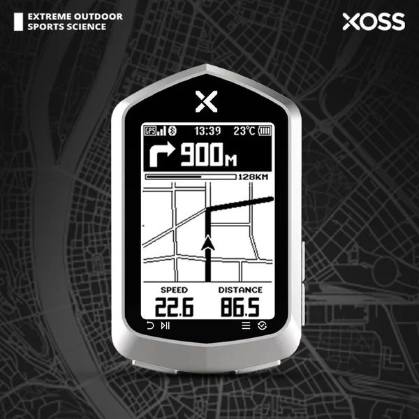 Xoss Nav Pro Bike Computer Plus GPS Bicycle Wireless Speedómetro Ciclismo Mapa de ciclismo Bluetooth Antdómetro Cadencia 240411