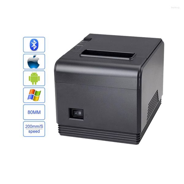 XP-Q200 Imprimante de reçus de découpe automatique Imprimantes POS de haute qualité 200 mm / s 80 mm avec USB Lan / USB série / USB parallèle pour les supermarchés