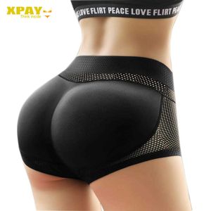 XPAY Vrouwen Gewatteerde Naadloze Butt Hip Enhancer Sexy Butt Pads Buttocks Slipjes Shaper Billen met Push-up Lifter Lingerie Underw H1018