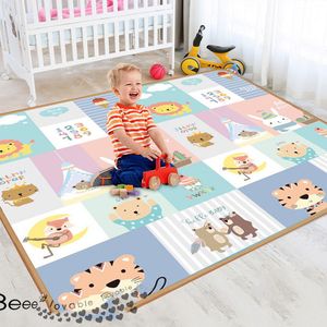 XPE Milieuvriendelijke Dikke Baby Crawling Vouwen Tapijt Spelen Voor Kinderveiligheid Mat Kid Rug PlayMat LJ200911