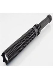 XPEQ5 LED Spiked Mace Baseball Bat Long Tactical Flashlight Torch Lamp Black2534872