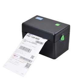 HSPOS 108mm Thermal Mini Barcode Label Printer USB-poort Gebruik Fold Paper QR Code Sticker Machine Printing Verzending Label XP-DT108B