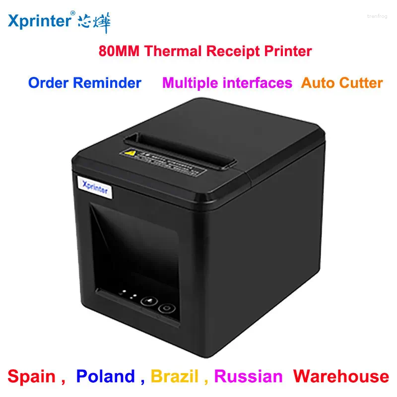 Xprinter 80mm Thermal Receipt Printer With Auto Cutter POS USB/Ethernet/USB And Ethernet Kitchen XP-T80A