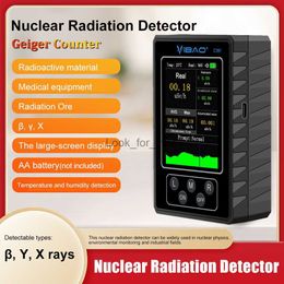 XR1 BA-9B mise à niveau compteur Geiger alimenté par batterie détecteur de rayonnement nucléaire thermomètre détecteur de rayons X testeur radioactif HKD230826