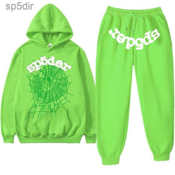 Xs-5xl Sweats à capuche pour hommes Sweat-shirts Survêtement Spider 555 Young Thugg Set Stars Same 55555 Pantalon à capuche Bibber et Body Casual Loisirs Coton XYBM