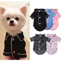 XS-XL Pijamas para perros Ropa de invierno para perros Mono para gatos Camisa para cachorros Abrigo para mascotas a la moda Ropa para perros pequeños Bulldog francés Yorkie Q243S