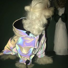 XS7XL Reflecterend Veilig Warm Dog Coat Jacket Kleine grote puppykleding Winterhond Pet Jacket Golden Retriever Clothing 240411
