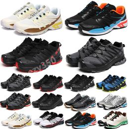 Xt6 Zapatos atléticos avanzados para hombre xapro 3dv8 Triple Black Mesh WINGS 2 blanco azul rojo amarillo verde Speed Cross Speedcross hombres mujeres entrenadores zapatillas de deporte al aire libre YQ2