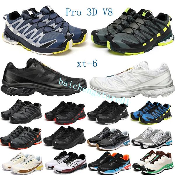 XT6 Zapatos atléticos avanzados para hombres Xapro 3dv8 Triple Black Mesh Wings 2 Blanco rojo rojo Velocidad de color verde amarillo Cross Crosscross Mujeres Fueras de zapatillas al aire libre B4